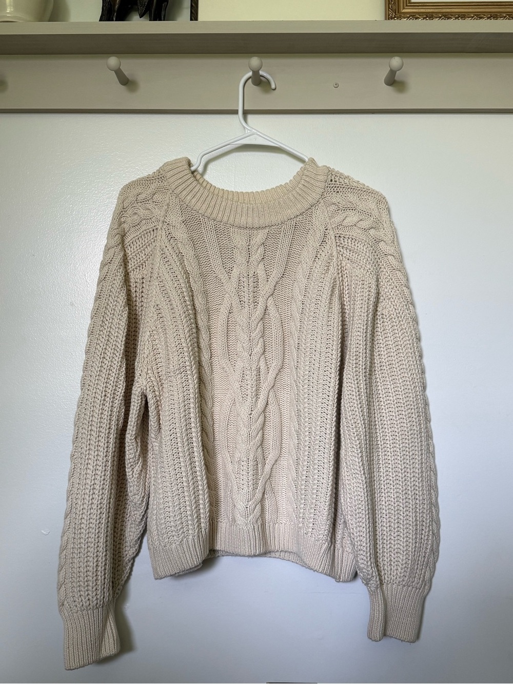 Free people Frankie Cable Knit Sweater
